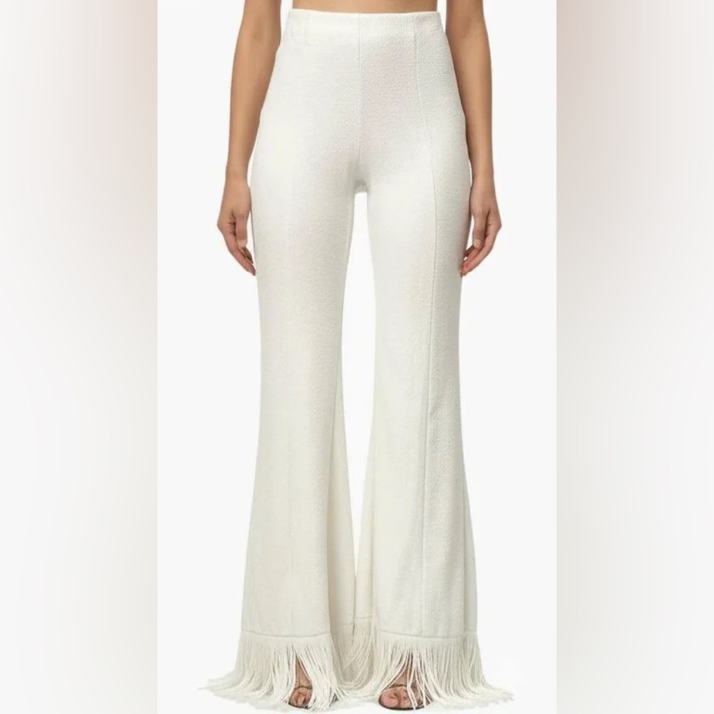 Zara Women's Pants with Fringe Hem
